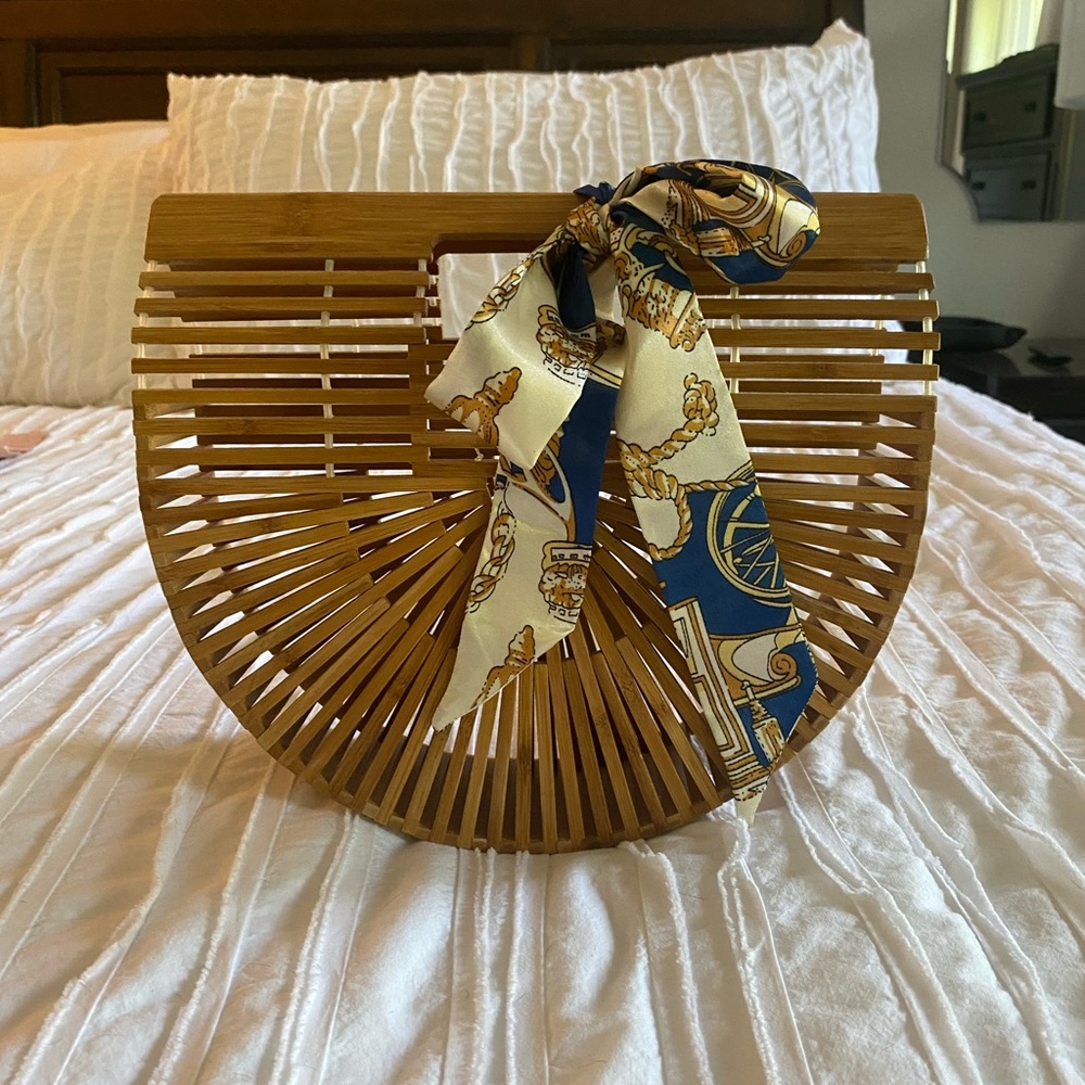 Bamboo Purse with Scarf